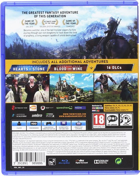 Изображение товара Игра для игровой консоли PlayStation 4 The Witcher 3: Wild Hunt. Goty Edition