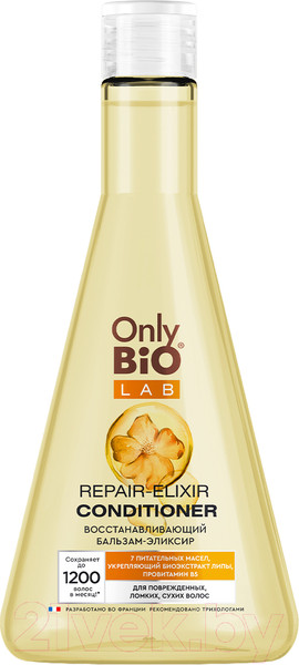 Изображение товара Бальзам для волос Only Bio Lab Repair-Elixir Восстанавливающий (340мл)