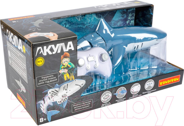 Изображение товара Радиоуправляемая игрушка Bondibon Акула / ВВ6241