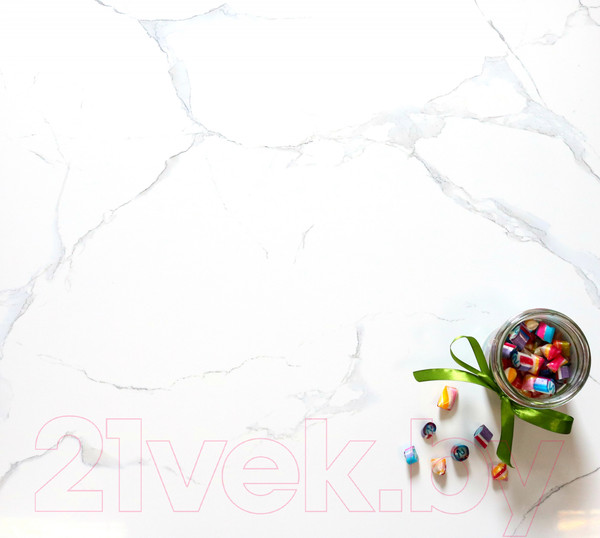 Изображение товара Плитка Netto Gres White Marble Matt (600x1200)