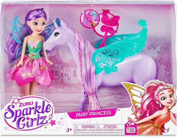 Изображение товара Кукла с аксессуарами Zuru Sparkle Girlz Фея с единорогом / 100413Z