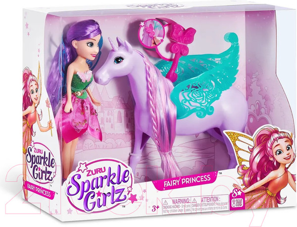 Изображение товара Кукла с аксессуарами Zuru Sparkle Girlz Фея с единорогом / 100413Z