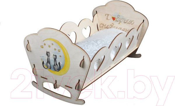Изображение товара Аксессуар для куклы Leader Toys Good Dreams Cat Кроватка / 11292