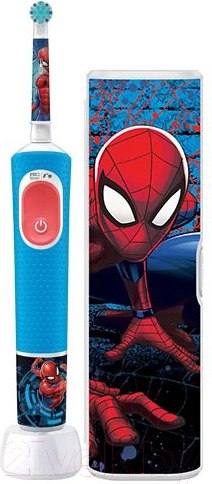 Изображение товара Электрическая зубная щетка Oral-B Vitality PRO Kids Spiderman (с чехлом)