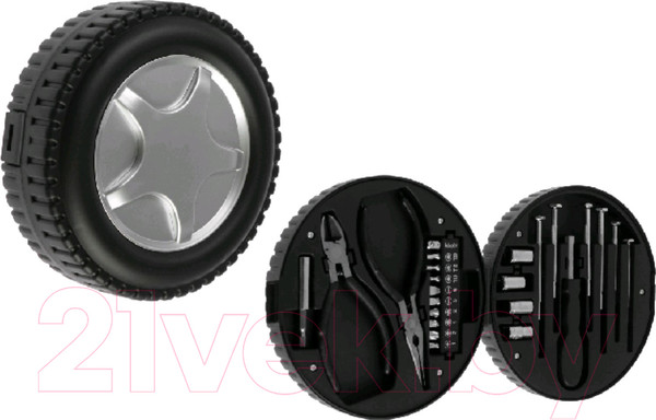 Изображение товара Универсальный набор инструментов Tundra Колесо / 5084187 (24пр)