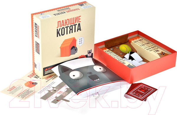 Изображение товара Дополнение к настольной игре Мир Хобби Взрывные котята. Лающие котята / 915635