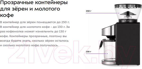 Изображение товара Кофемолка Kitfort КТ-7168