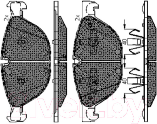 Изображение товара Тормозные колодки Icer 181905