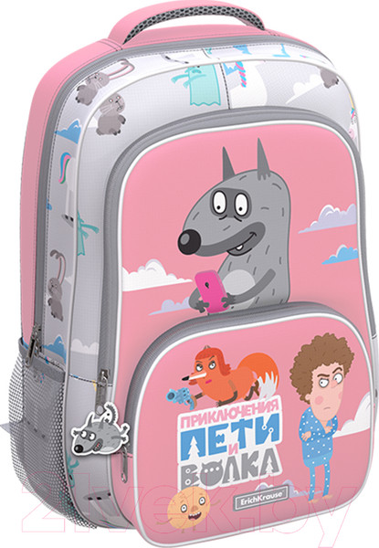 Изображение товара Школьный рюкзак Erich Krause ErgoLine 20L Приключения Пети и Волка. Полет / 60109