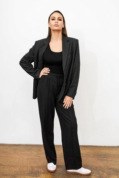 Изображение товара Штаны Mark Formelle 182488 (р.164/170-90, темно-серая фактура)