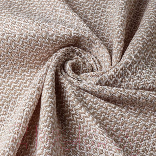 Изображение товара Плед Vladi Валенсия Neapol 200x220 / 50150 (белый/песочный)