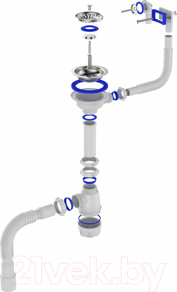 Изображение товара Сифон Aquant B0178-20-MR