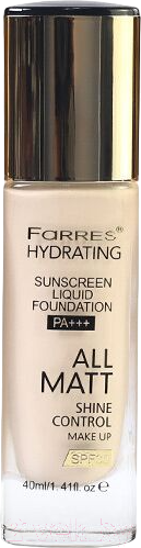 Изображение товара Тональный крем Farres All Matt Увлажняющий SPF 30 Натуральный (40мл)