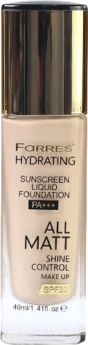 Изображение товара Тональный крем Farres All Matt Увлажняющий SPF 30 Топленое молоко (40мл)