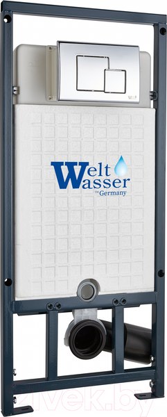 Изображение товара Унитаз подвесной с инсталляцией WeltWasser Marberg 507 + Nesenbach 004 GL-WT + Mar 507 SE-CR