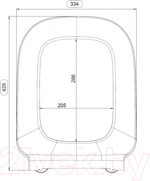 Изображение товара Сиденье для унитаза АВН SD 18ms