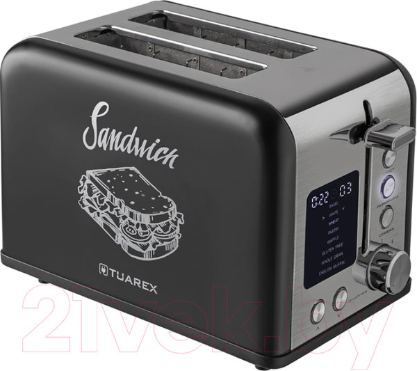 Изображение товара Тостер Tuarex TK-6003 (черный/стальной)