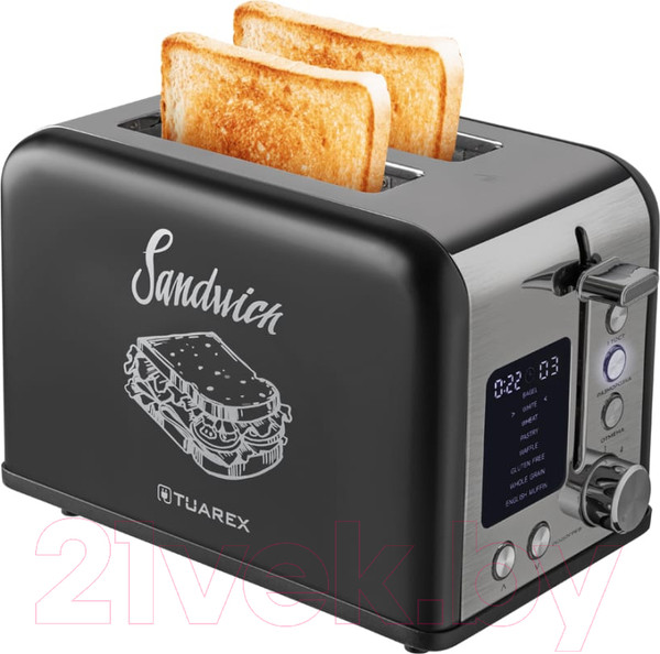 Изображение товара Тостер Tuarex TK-6003 (черный/стальной)