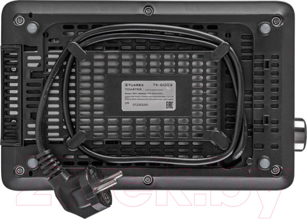 Изображение товара Тостер Tuarex TK-6003 (черный/стальной)