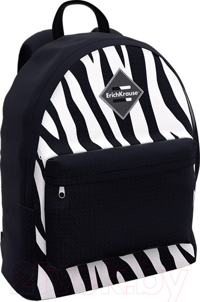 Изображение товара Школьный рюкзак Erich Krause EasyLine 17L Black&White Zebra / 60338