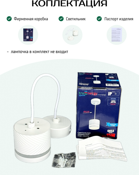 Изображение товара Потолочный светильник Truenergy 21013