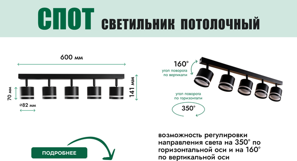 Изображение товара Спот Truenergy 21024