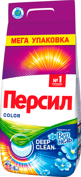 Изображение товара Стиральный порошок Персил Color Свежесть от Vernel (8кг)