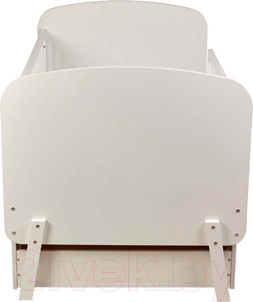 Изображение товара Детская кроватка Polini Kids Mirum 2010 c ящиком / 0003150-103 (белый)