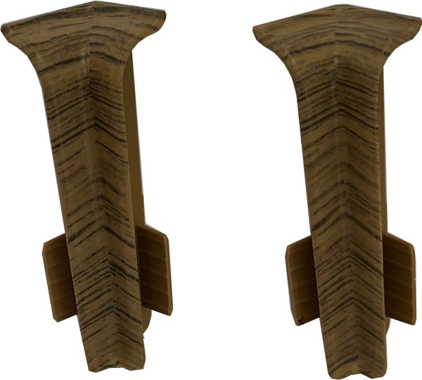 Изображение товара Уголок для плинтуса Arbiton Vigo 60 Дуб Темный 12 (2шт, внутренний, флоупак)