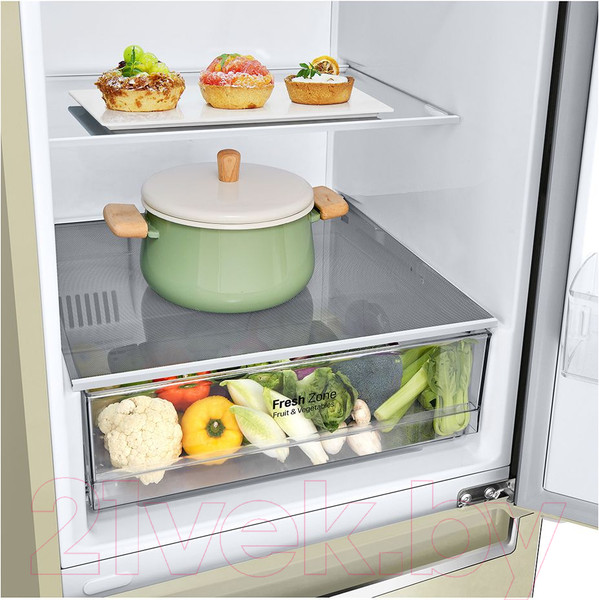 Изображение товара Холодильник с морозильником LG GC-B509SECL