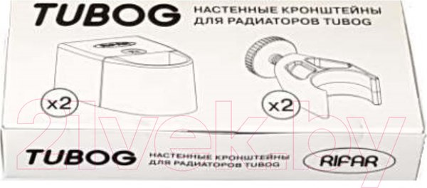 Изображение товара Радиатор стальной Rifar Tubog 2180-04-D1 (нижнее подключение, антрацит)