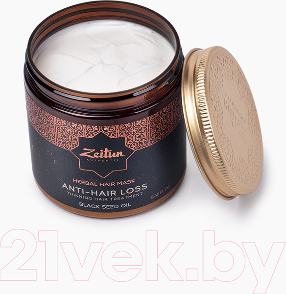 Изображение товара Маска для волос Zeitun Укрепляющая против выпадения волос с маслом черного тмина (250мл)