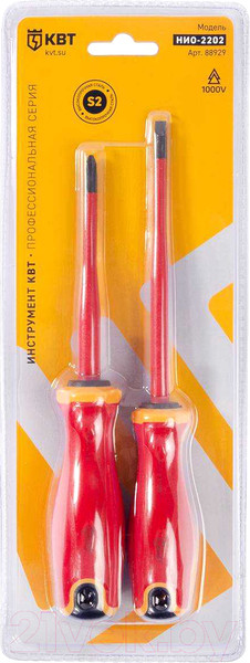 Изображение товара Набор отверток КВТ Слим НИО-2202 / 88929