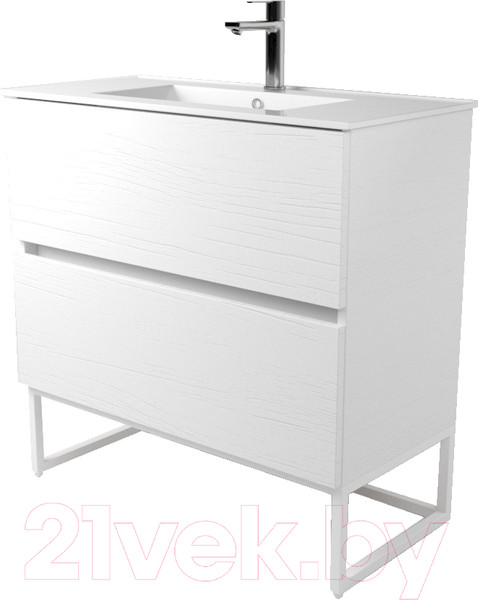 Изображение товара Тумба под умывальник Дабер 012 WeltWasser Deilbach 7517-70 / Т12.7W.1.5 (белый древесный)