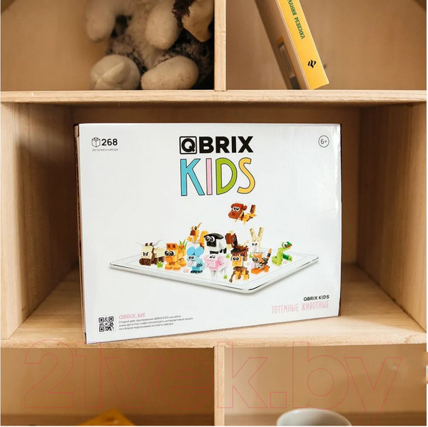 Изображение товара Конструктор QBRIX Kids Тотемные животные