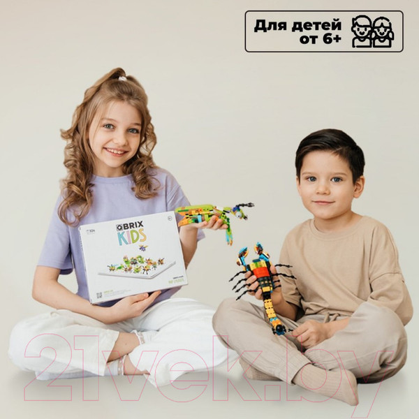 Изображение товара Конструктор QBRIX Kids Тотемные животные