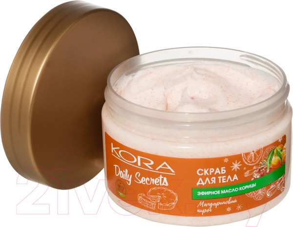 Изображение товара Скраб для тела Kora Daily Secrets Мандариновый пирог (250мл)