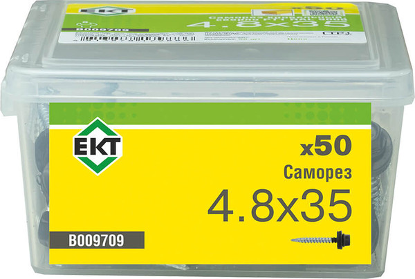 Изображение товара Саморез ЕКТ Кровельный 4.8x35 / B009709 (50шт)