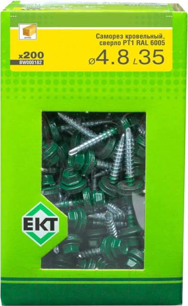 Изображение товара Саморез ЕКТ Кровельный 4.8x35 / BW000182 (200шт)
