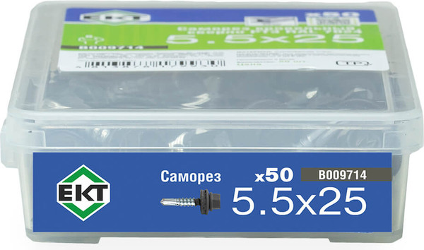 Изображение товара Саморез ЕКТ Кровельный 5.5x25 / B009714 (50шт)