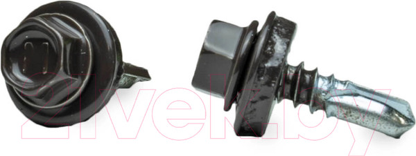 Изображение товара Саморез ЕКТ Кровельный 5.5x19 / BW000191 (300шт, RAL 8019 )