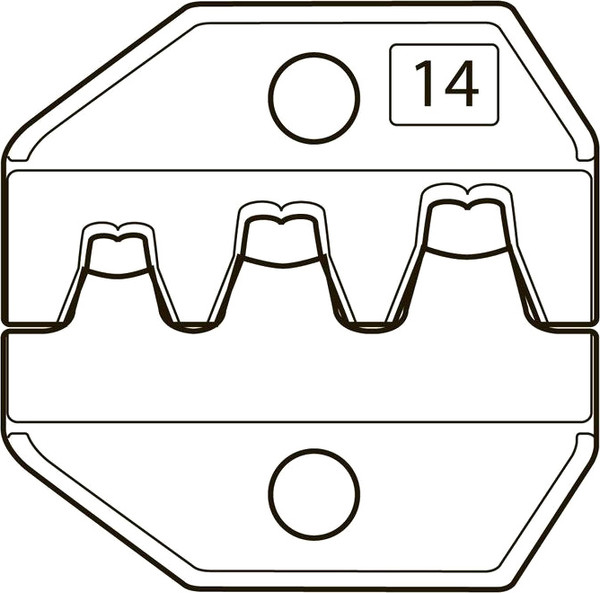 Изображение товара Матрица для опрессовки КВТ МПК-14 / 69966