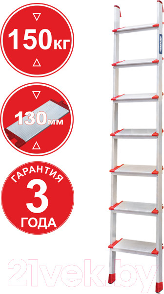 Изображение товара Приставная лестница Новая Высота NV3217 / 3217107