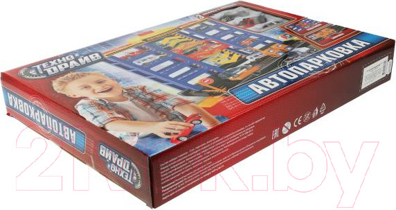 Изображение товара Паркинг игрушечный Технодрайв Автопарковка 3 машины / 1012I173-R