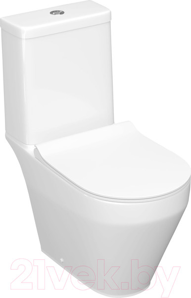 Изображение товара Унитаз напольный Керамин Бари R МЛ 2-режим (с жестким сиденьем Slim и микролифтом)