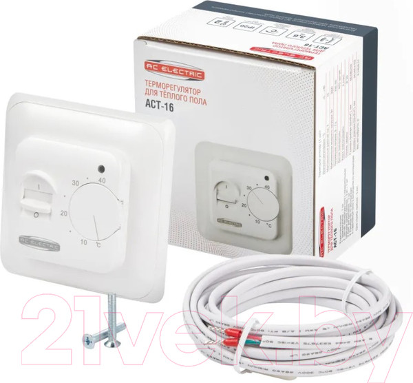 Изображение товара Терморегулятор для теплого пола AC Electric ACT-16