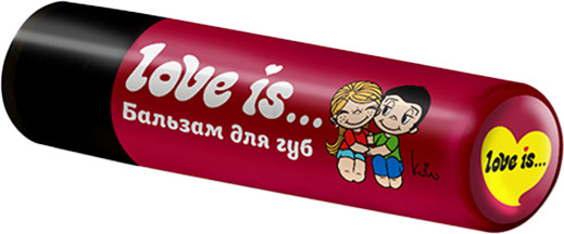 Изображение товара Бальзам для губ Galant Cosmetic Love Is… Вишня Малина (4.2г)