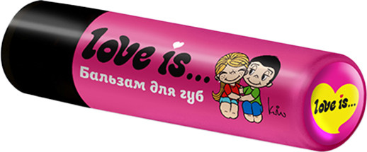 Изображение товара Бальзам для губ Galant Cosmetic Love Is… Клубника Банан (4.2г)