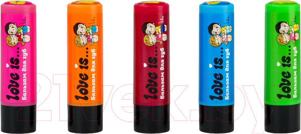 Изображение товара Набор бальзамов для губ Galant Cosmetic Love Is… (5x4.2г)