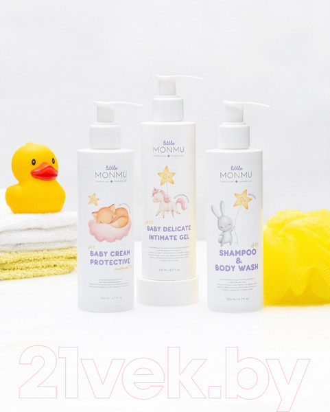 Изображение товара Крем под подгузник Monmu Защитный для малышей 0+ (200мл)